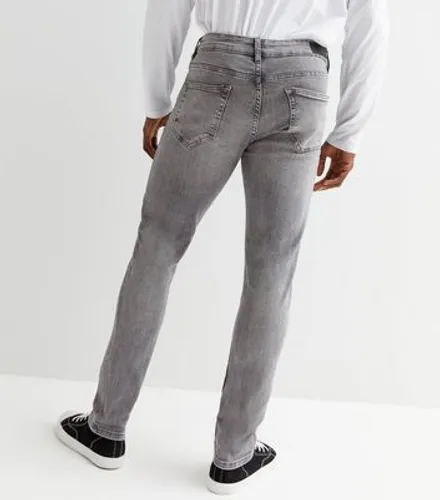 Men's Only & Sons Dark Grey Slim Fit Jeans New Look