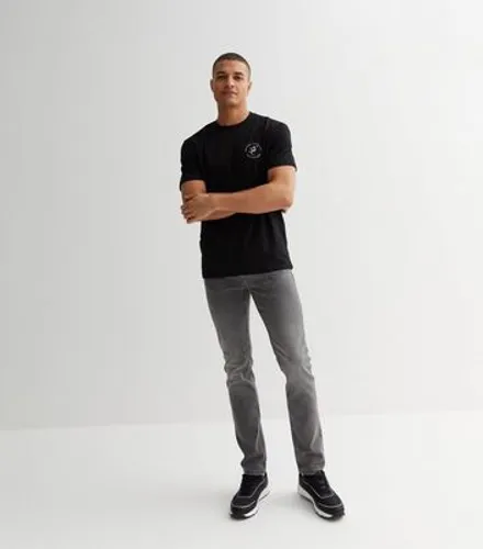 Men's Only & Sons Dark Grey Slim Fit Jeans New Look