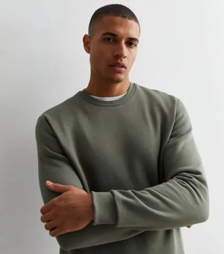 Men's Only & Sons Grey Jersey Crew Neck Sweatshirt New Look