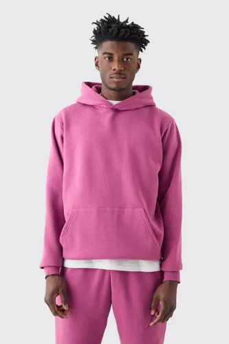 Men's Over The Head Basic Hoodie - Pink - L, Pink