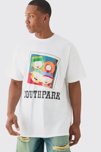 Men's Oversized South Park License T-Shirt - White - S, White