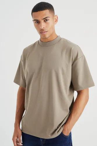 Men's Oversized Super Heavy Premium T-Shirt - Beige - M, Beige