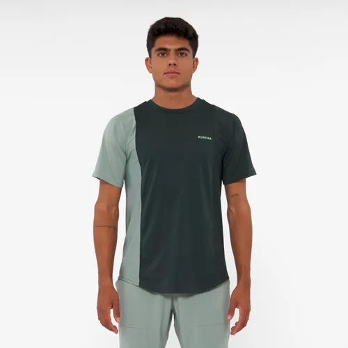 Men's Padel Breathable Short-sleeved T-shirt Dry - Green