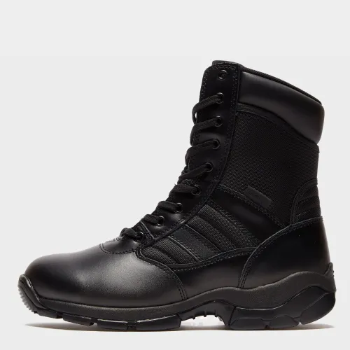 Men's Panther Side Zip Industrial Work Boots, Black