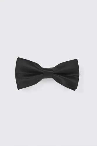 Men's Plain Bow Tie - Black - One Size, Black