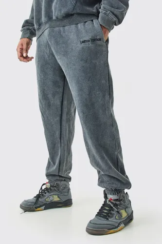 Men's Plus Core Fit Limited Laundered Wash Jogger - Grey - Xxxxxl, Grey