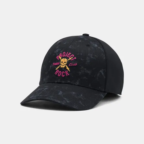 Men's Project Rock Trucker Hat Downpour Gray / Black / Black