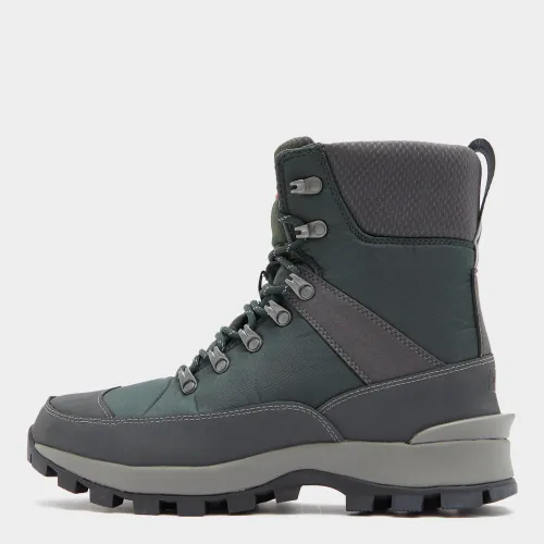 Mens Recycled Polyester Commando Boots Green/Grey -