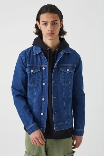 Men's Regular Fit Denim Jacket - Blue - S, Blue