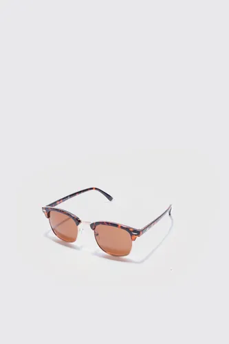 Men's Retro Torte Sunglasses - Brown - One Size, Brown