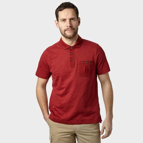 Men's Robinson Striped Polo Shirt - Red, Red