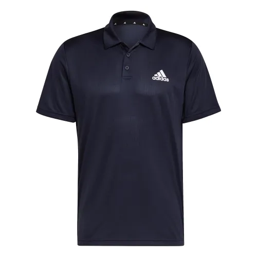 Men's Short-sleeved Tennis Polo Shirt - Navy Blue