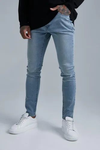 Men's Skinny Stretch Jeans - Blue - 30L, Blue