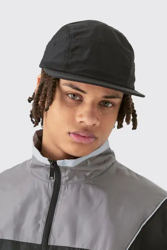 Men's Soft Touch Woven Camper Hat In Black - One Size, Black