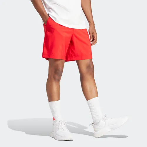 Men's Soft Training Fitness Shorts - Red