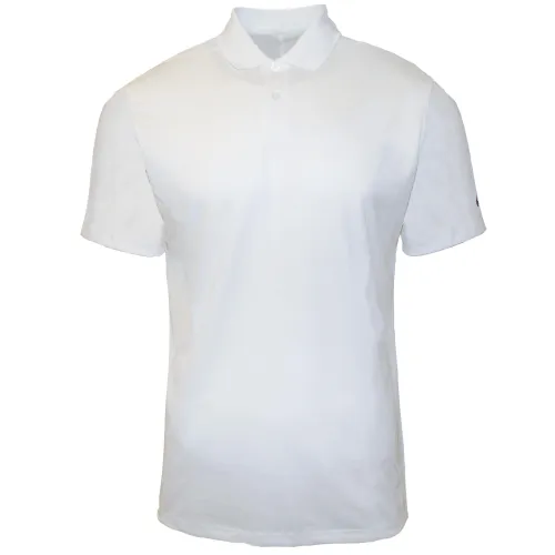 Mens Solid Victory Polo Shirt (white)