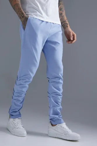 Men's Stacked Leg Tailored Trouser - Blue - 30, Blue