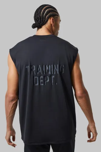 Men's Tall Man Active Training Dept Oversized Vest - Black - S, Black