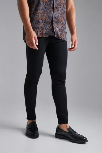 Men's Tall Skinny Fit Chino Trousers - Black - S, Black