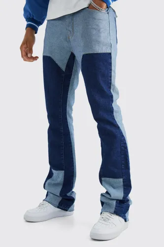 Men's Tall Slim Rigid Flare Tinted Carpenter Jeans - Blue - 32, Blue