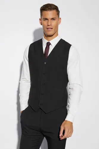 Men's Tall Slim Waistcoat - Black - 40, Black