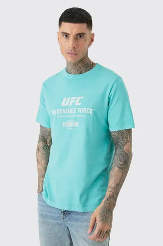 Mens Tall UFC Printed Licensed T-shirt In Green, Green