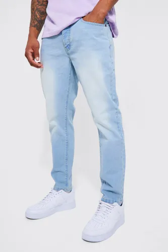 Men's Tapered Fit Jeans - Blue - 28R, Blue