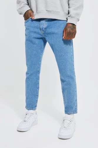 Men's Tapered Fit Rigid Jeans - Blue - 28R, Blue