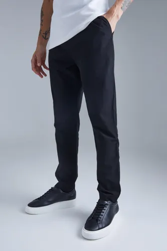 Men's Technical Stretch Slim Trouser - Black - S, Black