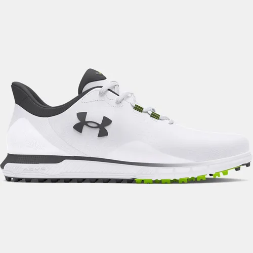 Men's  Under Armour  Drive Fade Spikeless Golf Shoes White / White / Titan Gray