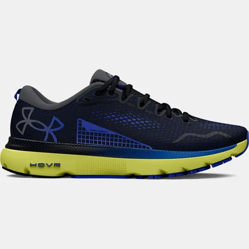 Men's  Under Armour  HOVR™ Infinite 5 Running Shoes Black / Lime Yellow / Team Royal