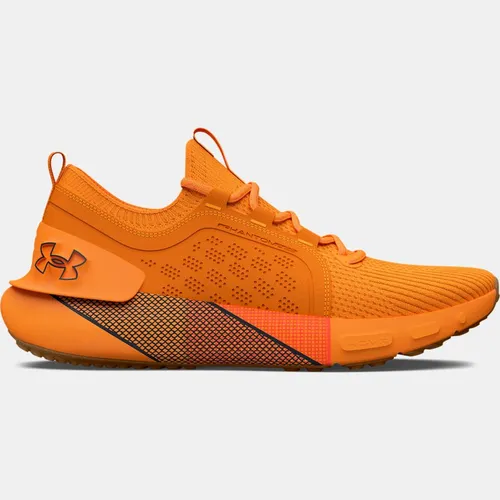 Men's  Under Armour  HOVR™ Phantom 3 SE Suede Running Shoes Formula Orange / Formula Orange / Black