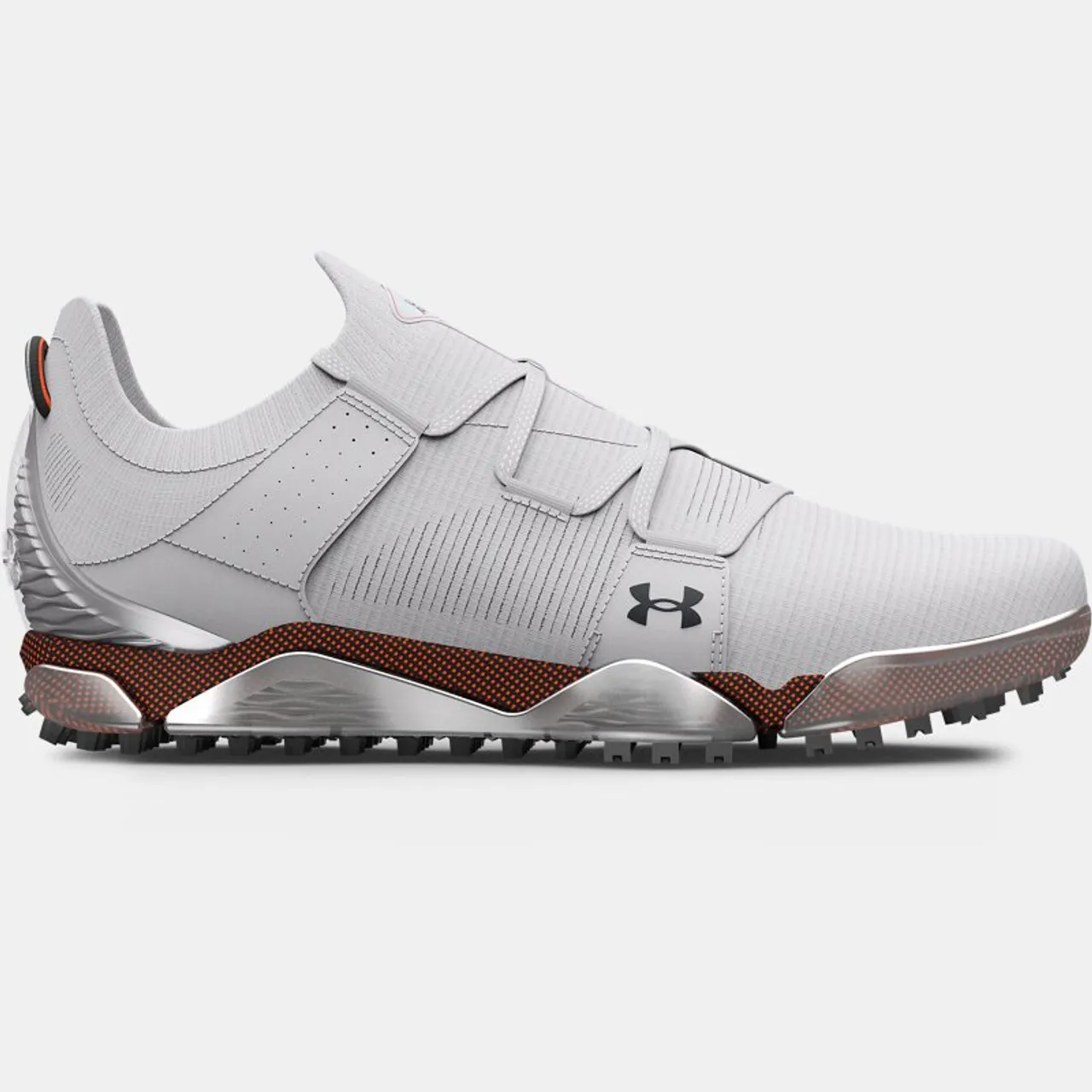Men's  Under Armour  HOVR™ Tour Spikeless Wide (E) Golf Shoes Halo Gray / After Burn / Black