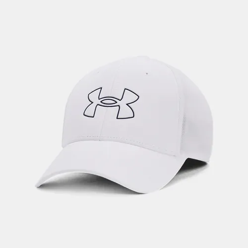 Men's  Under Armour  Iso-Chill Driver Mesh Adjustable Cap White / Midnight Navy