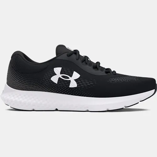 Men's  Under Armour  Rogue 4 Running Shoes Black / White / White