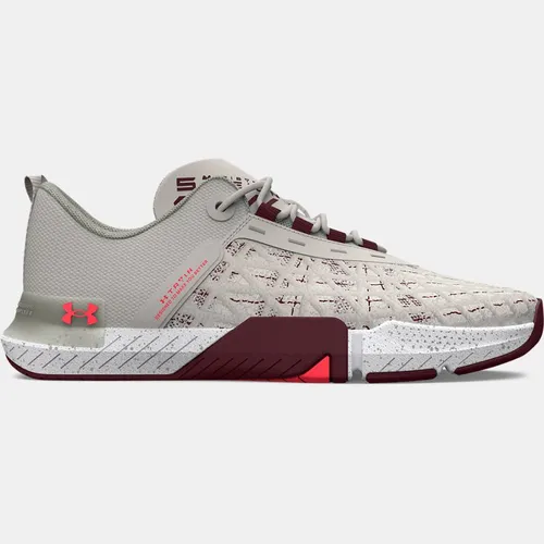 Men's  Under Armour  TriBase™ Reign 5 Training Shoes White Clay / Deep Red / Beta