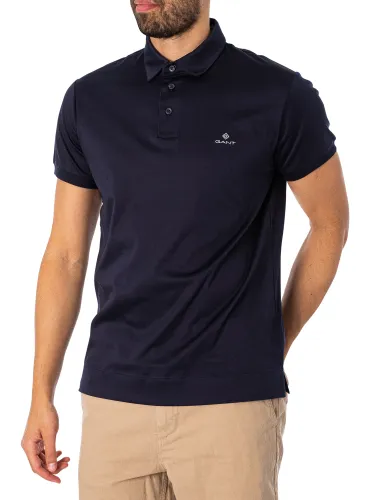 Mercerized Jersey Polo Shirt