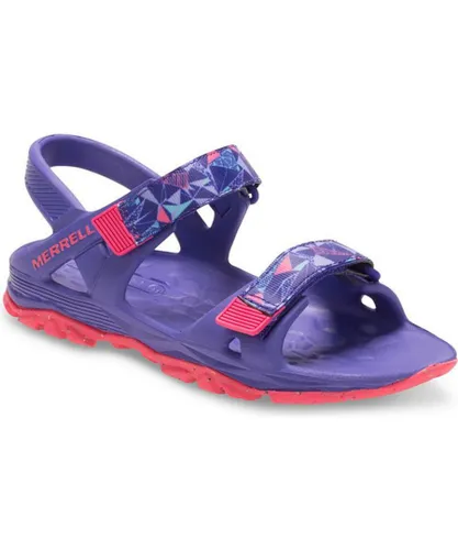 Merrell Girls Hydro Drift Casual Slingback Summer Beach Sandals - Purple