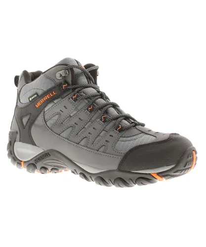 Merrell Mens Walking Boots Accentor Sport mid Lace Up grey