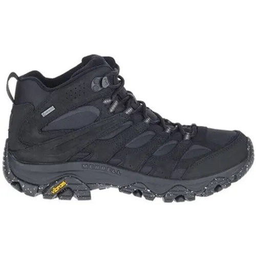 Merrell  Moab 3 Smooth Mid Gore-tex  men's Walking Boots in Black