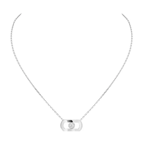 Messika So Move 18ct White Gold 0.12ct Diamond Necklace