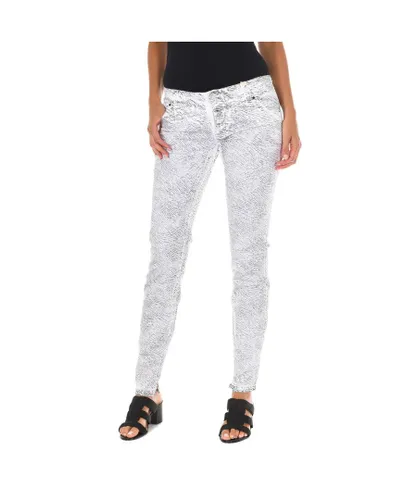 Met Womens Long trousers with narrow cut hems 70DBF0585-R216 woman - Multicolour Cotton