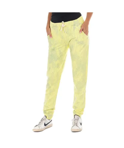 Met Womens Trousers Nora - Yellow Cotton