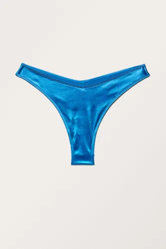Metallic Bikini Bottoms - Blue