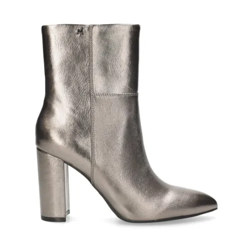Mexx , Silver Ankle Boots for Women ,Gray female, Sizes: