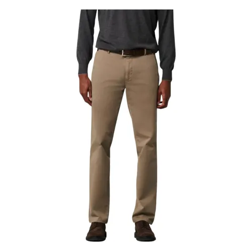 Meyer , Beige Regular Fit Trousers with High-Quality Finish ,Beige male, Sizes: