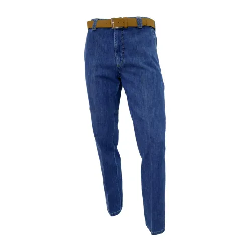 Meyer , Pantalone Jeans Mod. RIO 1-4145/18 ,Blue male, Sizes: