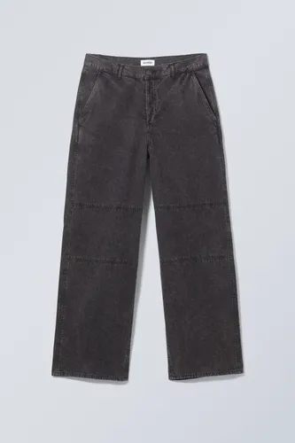 Micha Loose Workwear Trousers - Black