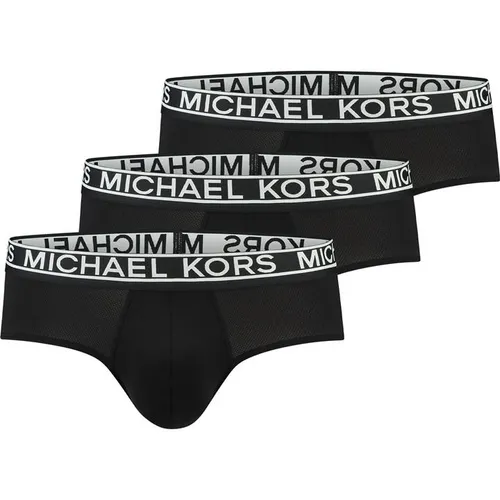 Michael Kors 3 Pack Nylon Briefs - Black