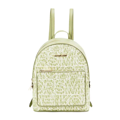Michael Kors , Adina Monogram Logo Backpack ,Green female, Sizes: ONE SIZE